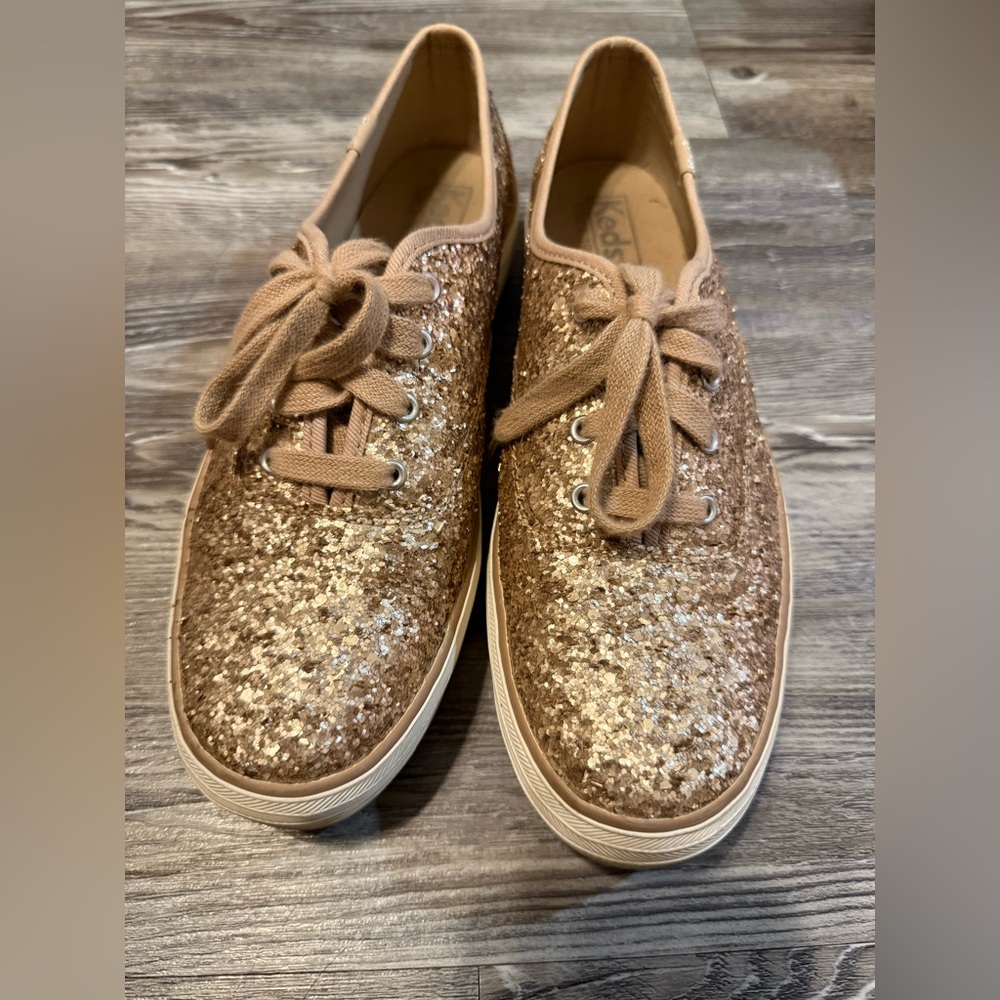 Sparkling Tan Women's Sneakers